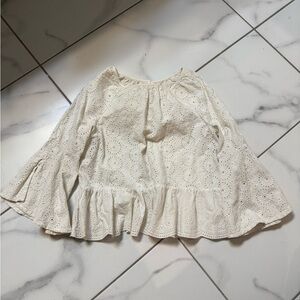 Altar'd State Cream Eyelet Lace Top